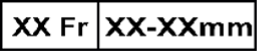 Fr / Ø vessel