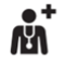 Health care center or doctor symbol