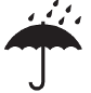 Keep dry symbol